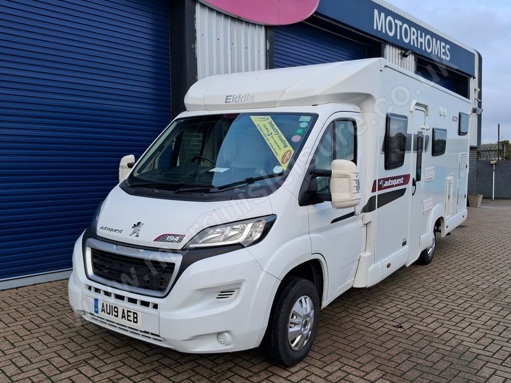 2019 Elddis Autoquest 194 4-Berth Motorhome with Fixed Bed and Large Garage