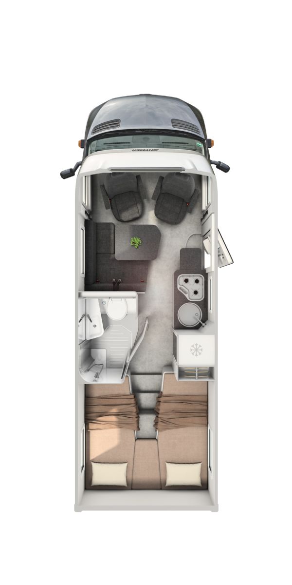 Twin Fixed Singles floorplan