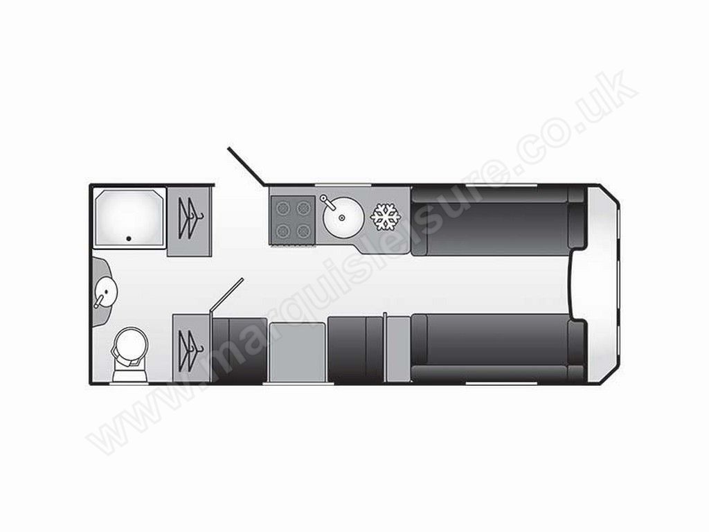 End Washroom floorplan