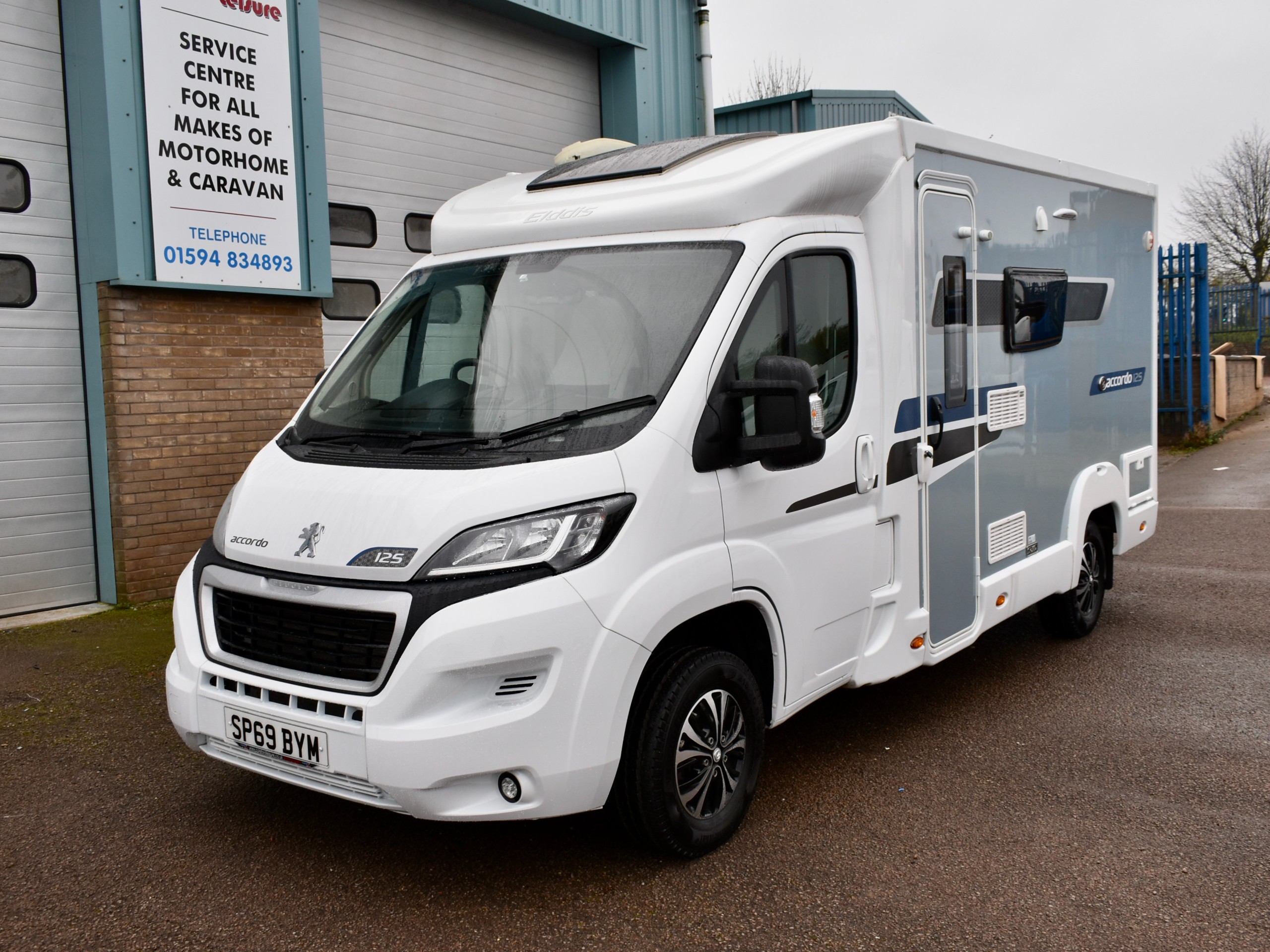 2019 Elddis Accordo 125 4 Seatbelts