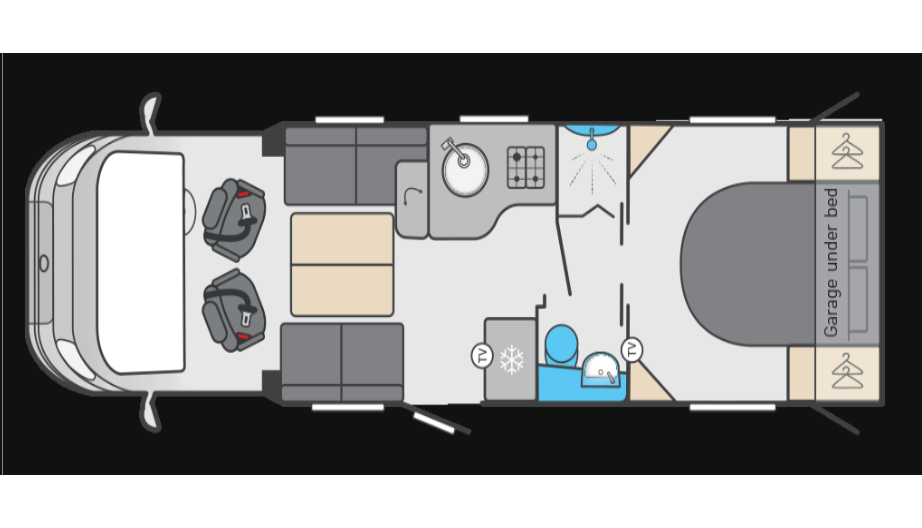 Swift Escape 694 floorplan
