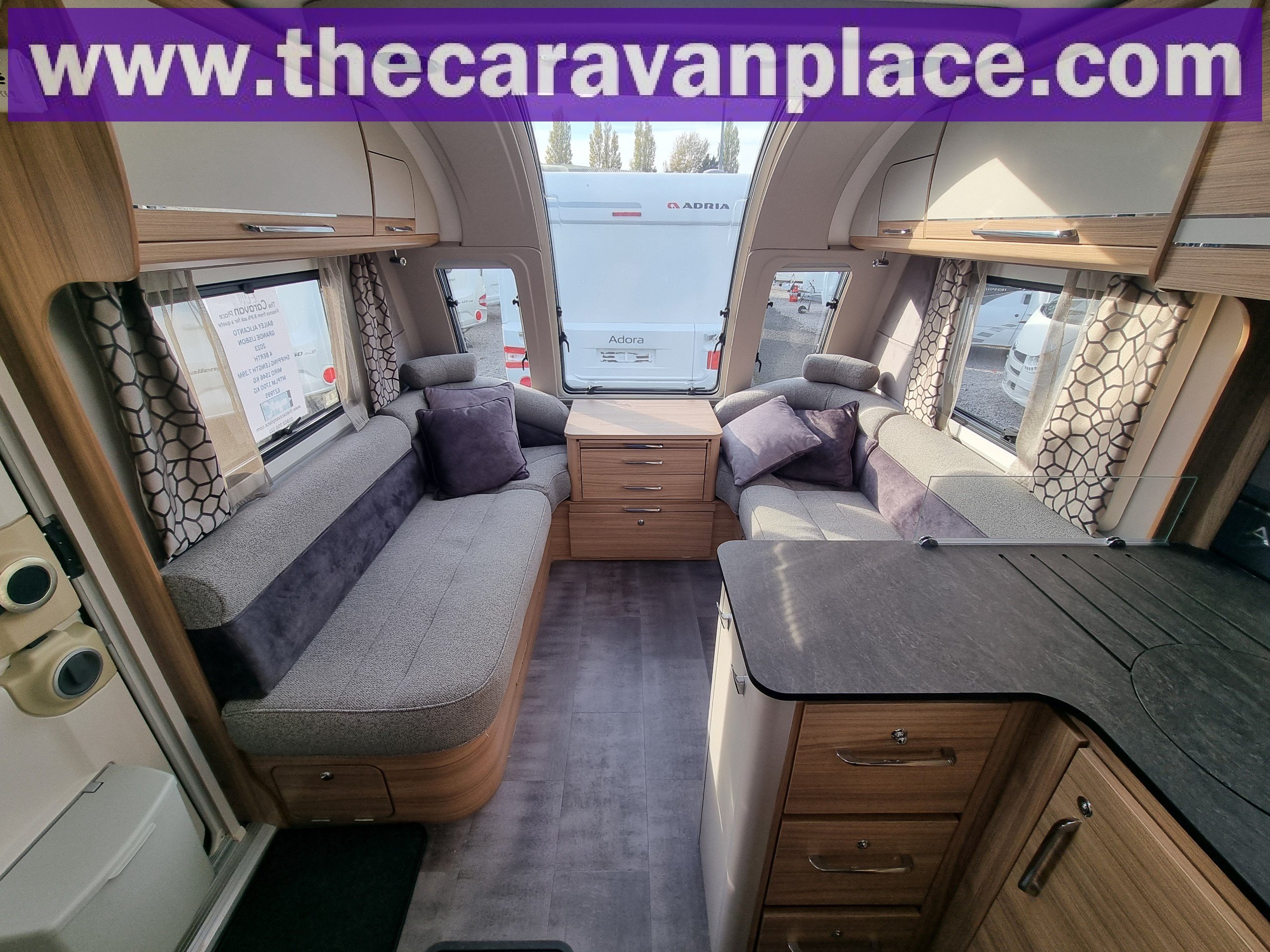 2023 Bailey Alicanto Grande Lisbon - 8ft Wide 4-Berth Luxury Caravan - Exterior - Front