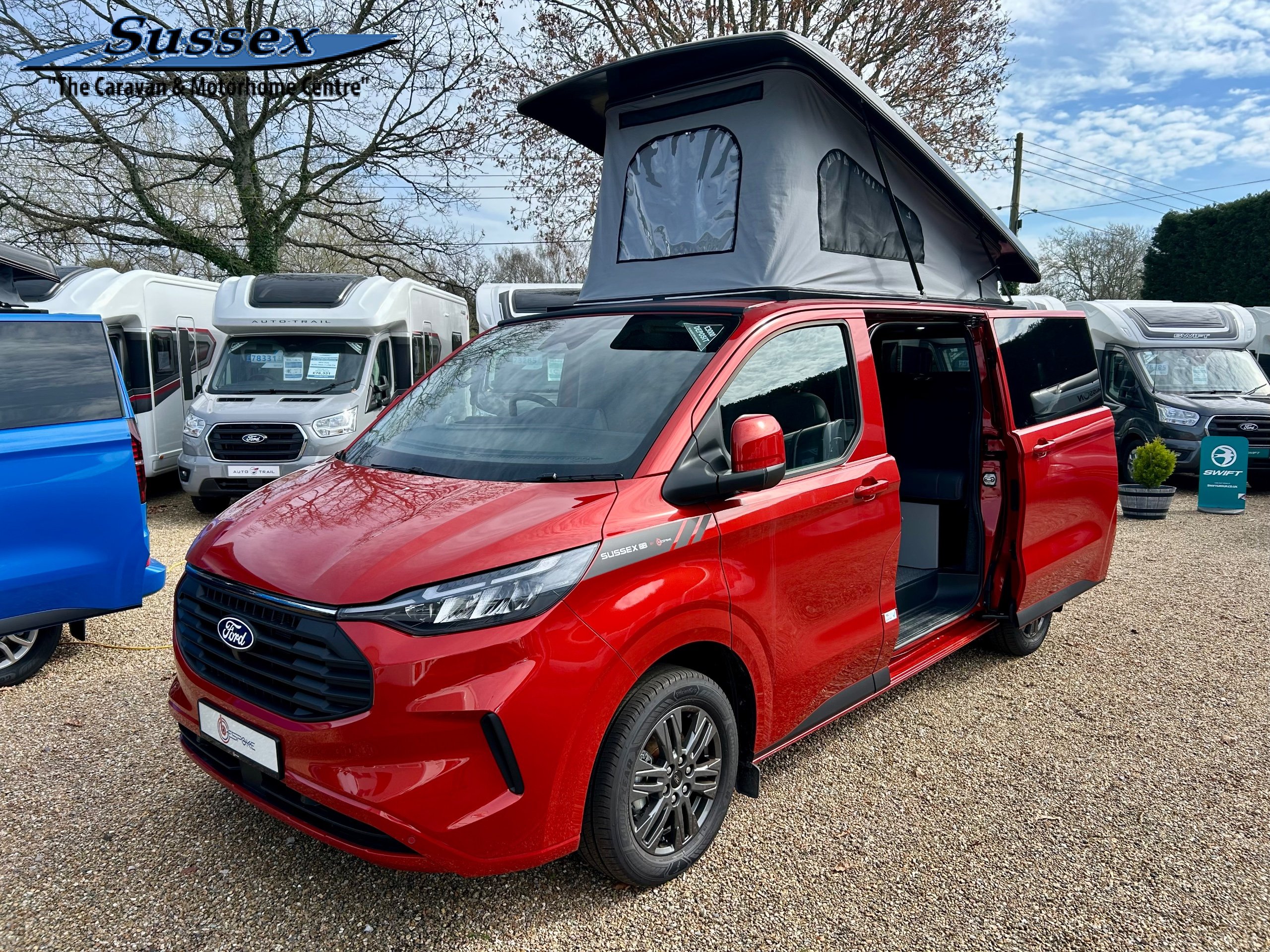 Bespoke Leisure Explore Ford Transit Custom 136ps 8 speed Auto Sussex By Bespoke - Exterior - Front