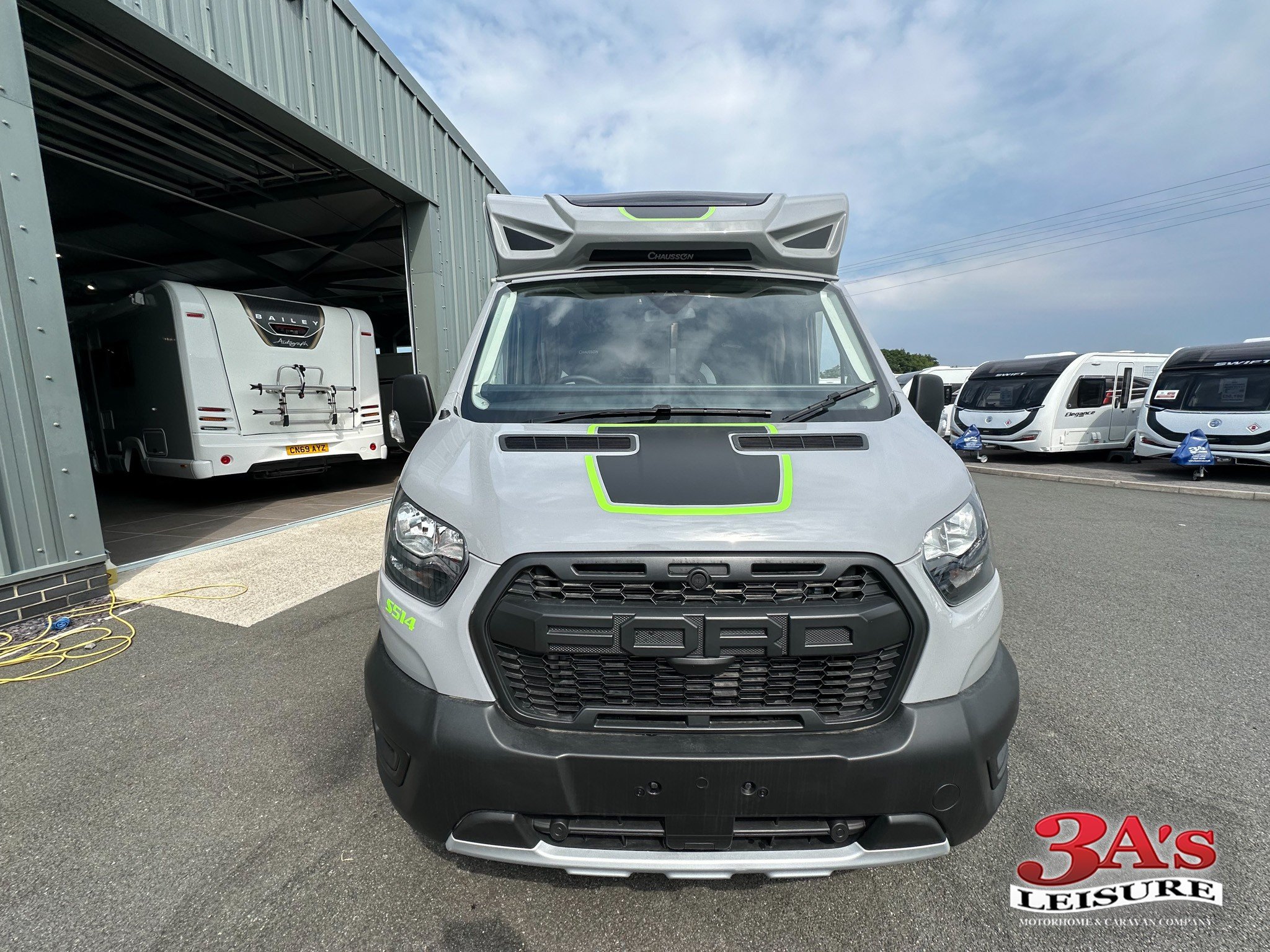 2024 Chausson S 514 New Compact 2-Berth Motorhome with Fixed Bed - Exterior - Front