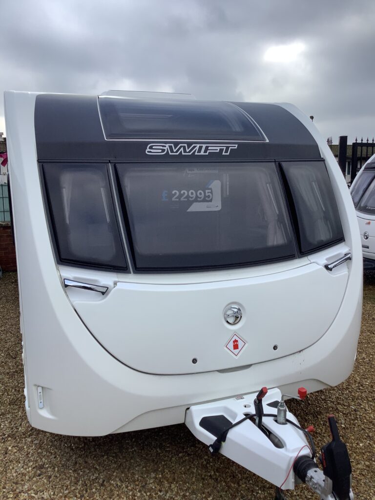 2021 Swift Accord 880 - 8ft Wide 4-Berth with Island Bed - Exterior - Front