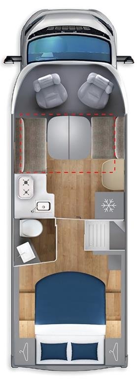 Giottiline Siena 4-Berth Motorhome with Automatic Transmission and French Bed - Exterior - Front
