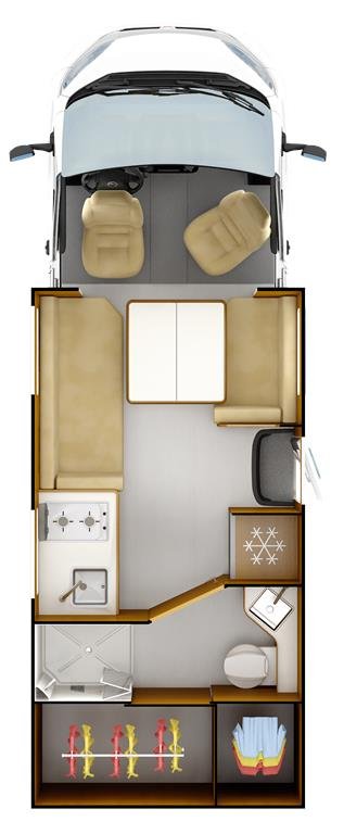 Rapido 606F 140BHP (2024) 4-Berth Compact Motorhome - Exterior - Front