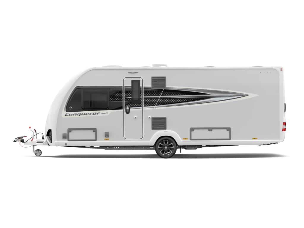 Swift Conqueror 580- 2026 Caravan - Exterior - Front