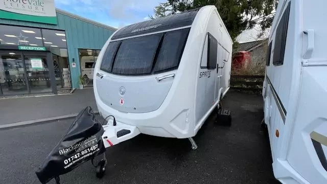 2026 Sprite Alpine 4 New 3-Berth Caravan with Fixed Bed - Exterior - Front