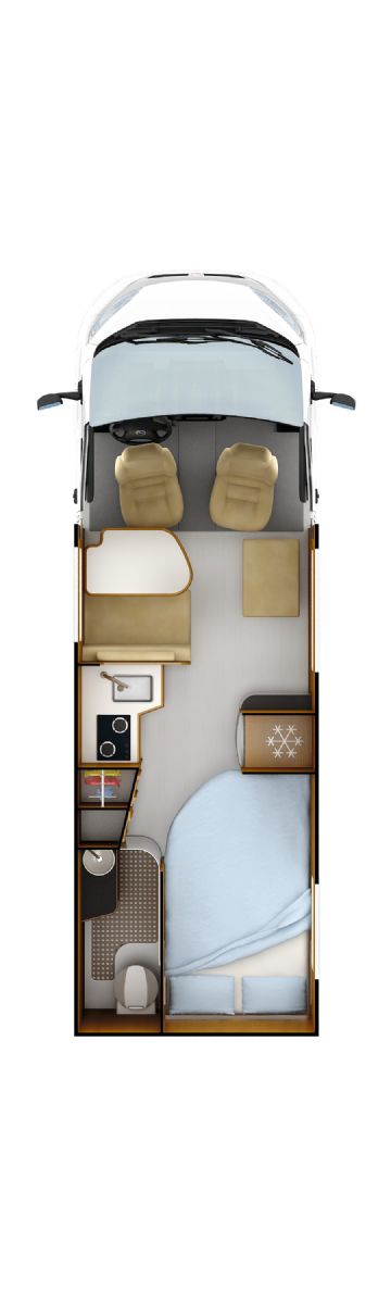 French bed floorplan