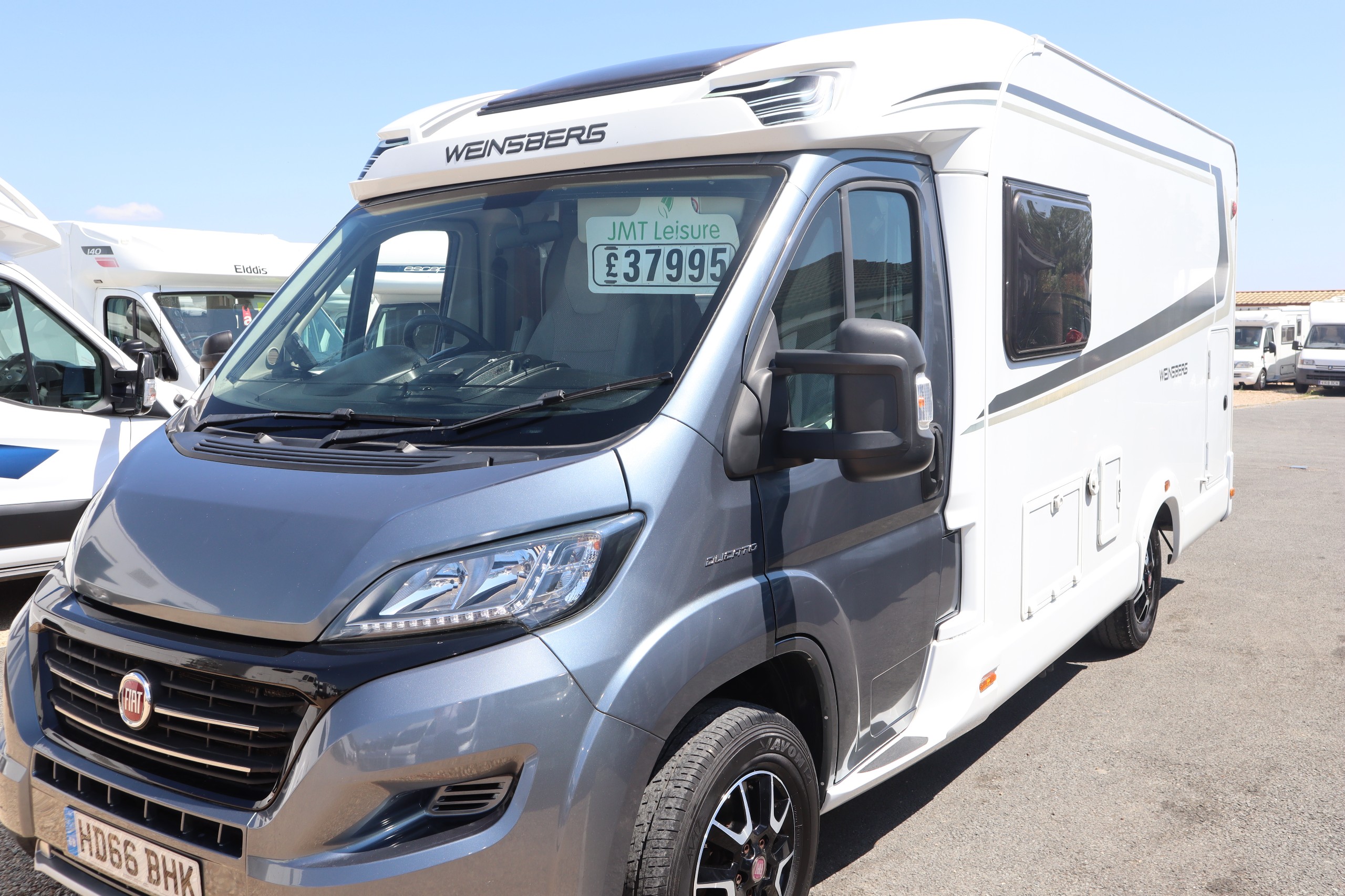 2016 Weinsberg CaraCompact Fiat Ducato, , 4 Belts, MOT, 12 Months Warranty, Habitation Service