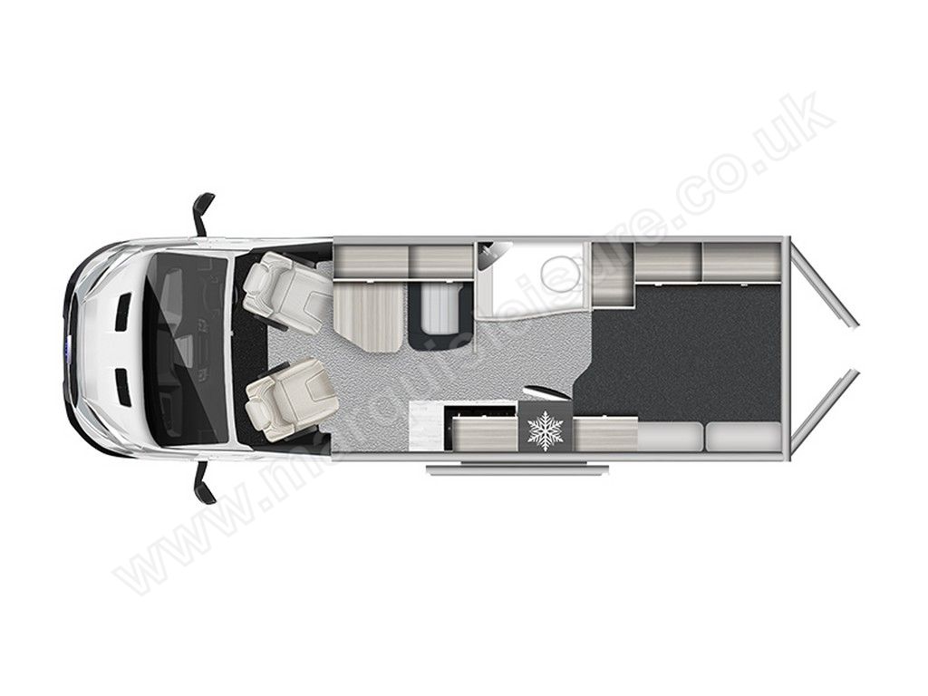 AUTOTRAIL EXPEDITION 68 floorplan