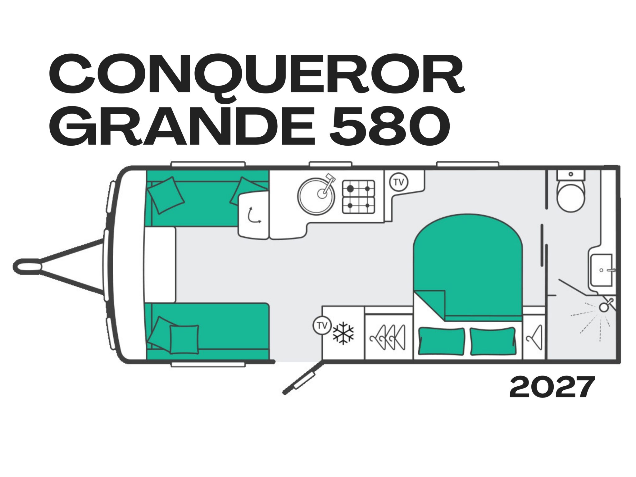 Island Bed floorplan