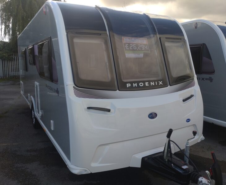2025 Bailey Phoenix GT75 642 - 4-Berth Lightweight Caravan with Alu-Tech Bodyshell