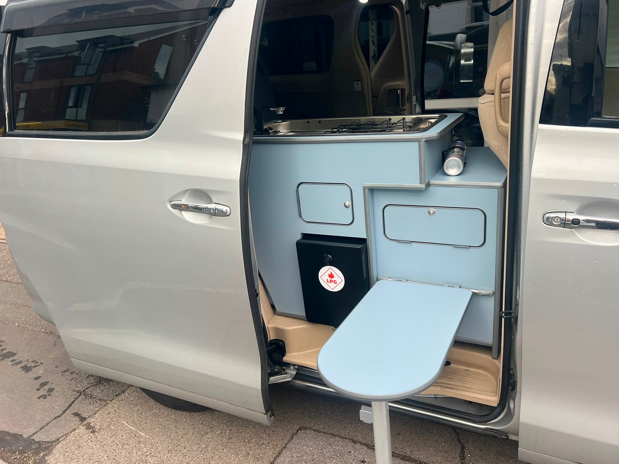 2009 Toyota Alphard 240G CAMPER POP TOP ROOF, 2.4 PETROL AUTOMATIC, AIR CONDITIONING, ULEZ, BIMTA JERVIC CERTIFICATED