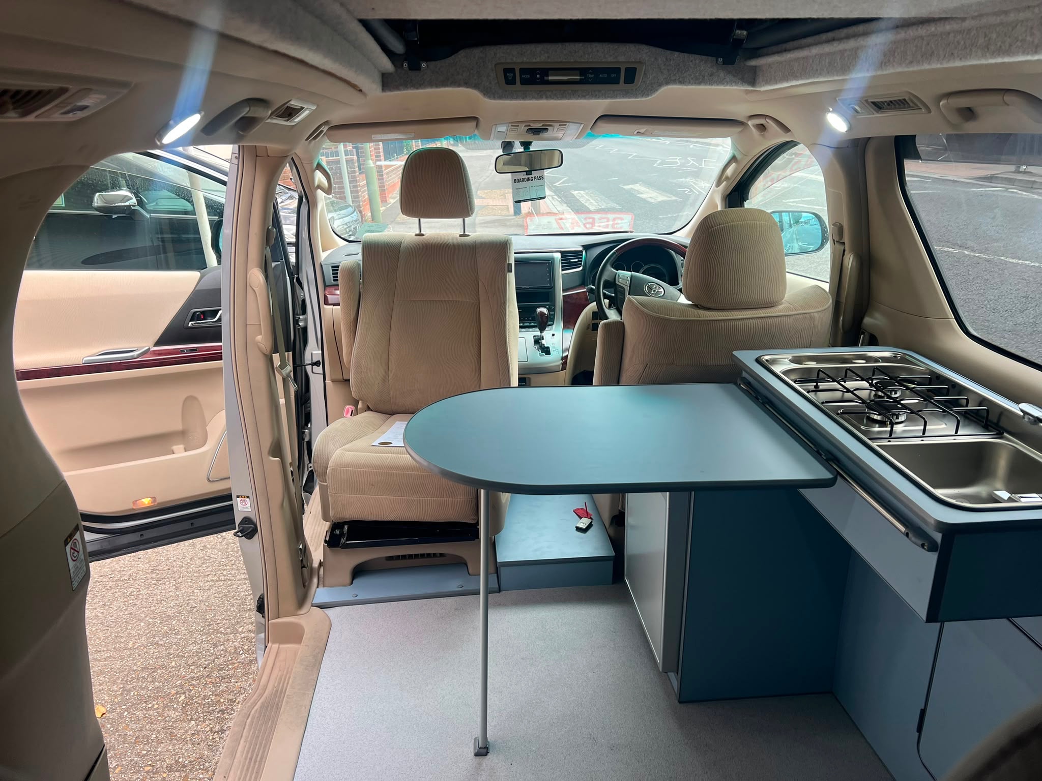 2009 Toyota Alphard 240G CAMPER POP TOP ROOF, 2.4 PETROL AUTOMATIC, AIR CONDITIONING, ULEZ, BIMTA JERVIC CERTIFICATED