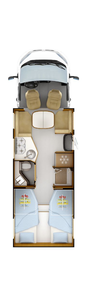 Rapido 666F floorplan