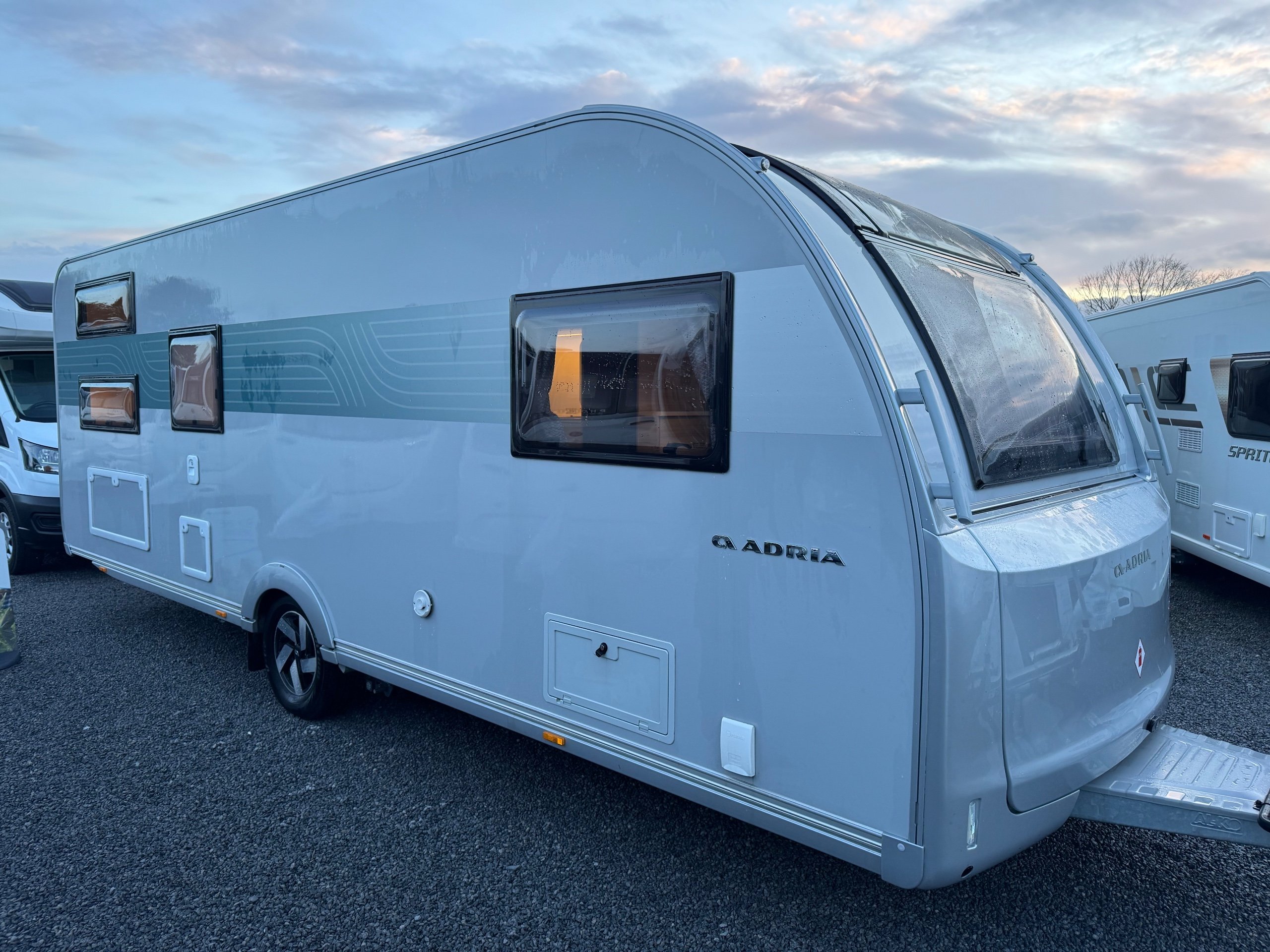 2025 Adria Altea Avon – 6-Berth Family Caravan with Fixed Bunks - Exterior - Front