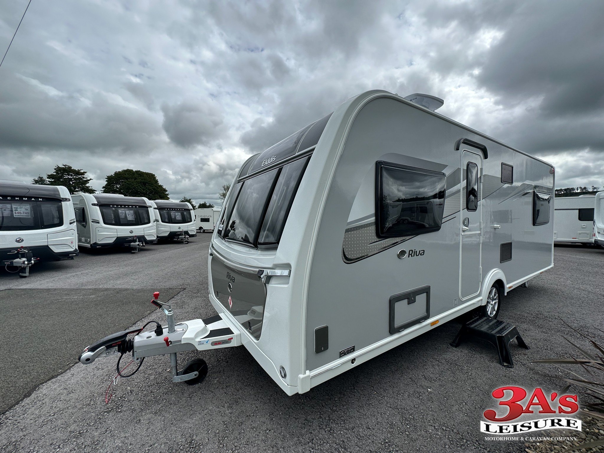 2023 Elddis Riva 585 Used 2-Berth Caravan with Island Bed - Photo 2