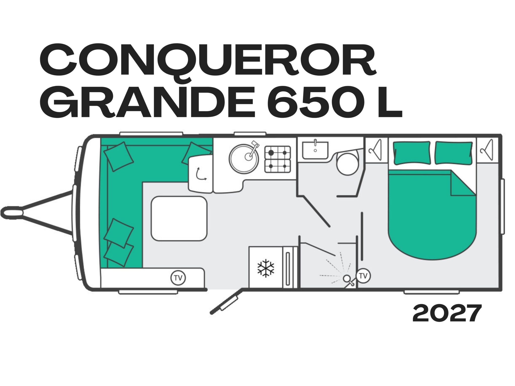 Island Bed floorplan