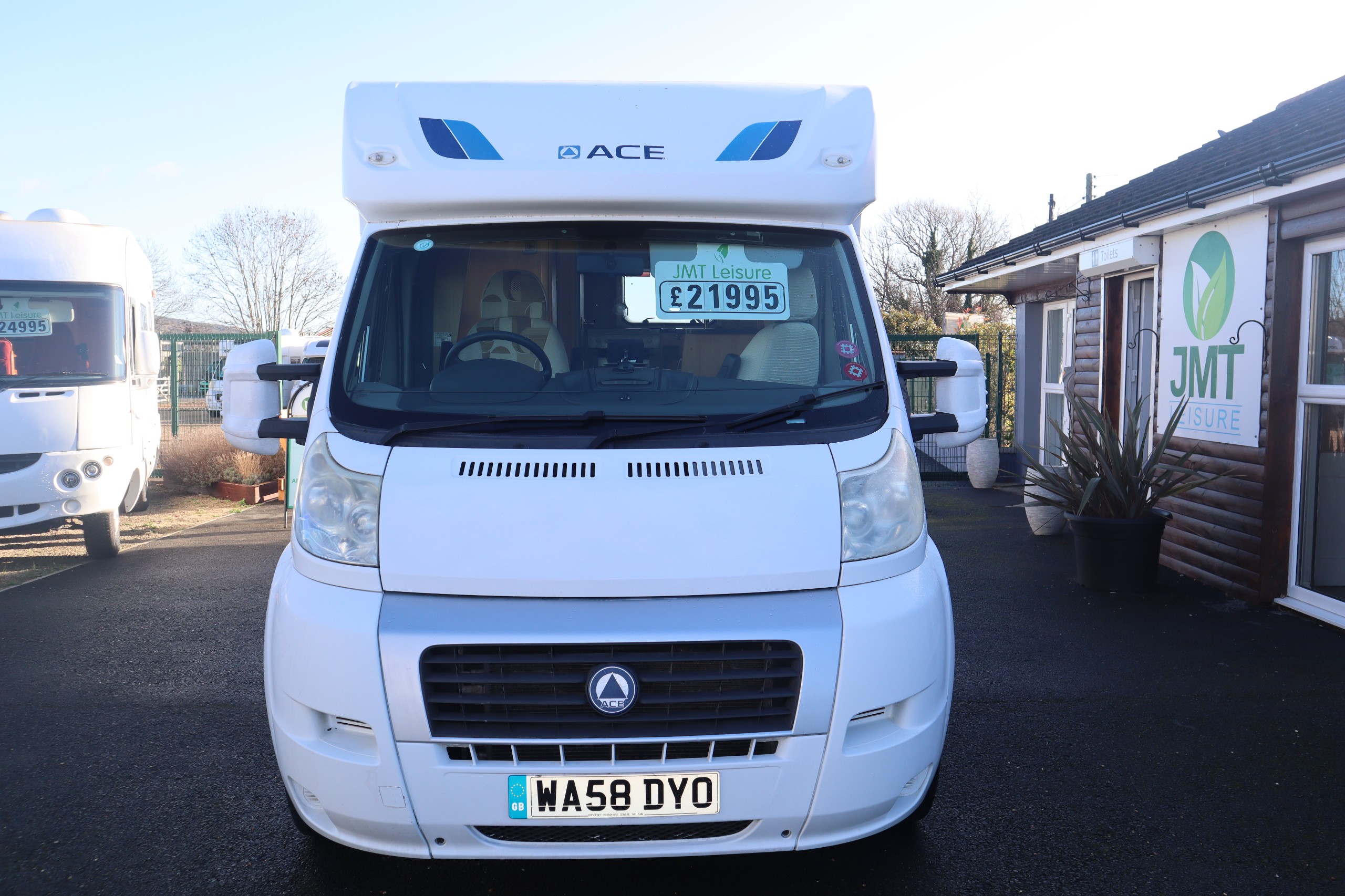 2008 Ace Capri Fiat Ducato , 2 belts, Compact Short Motorhome, 12 Months Warranty, MOT, Habitation Service 12