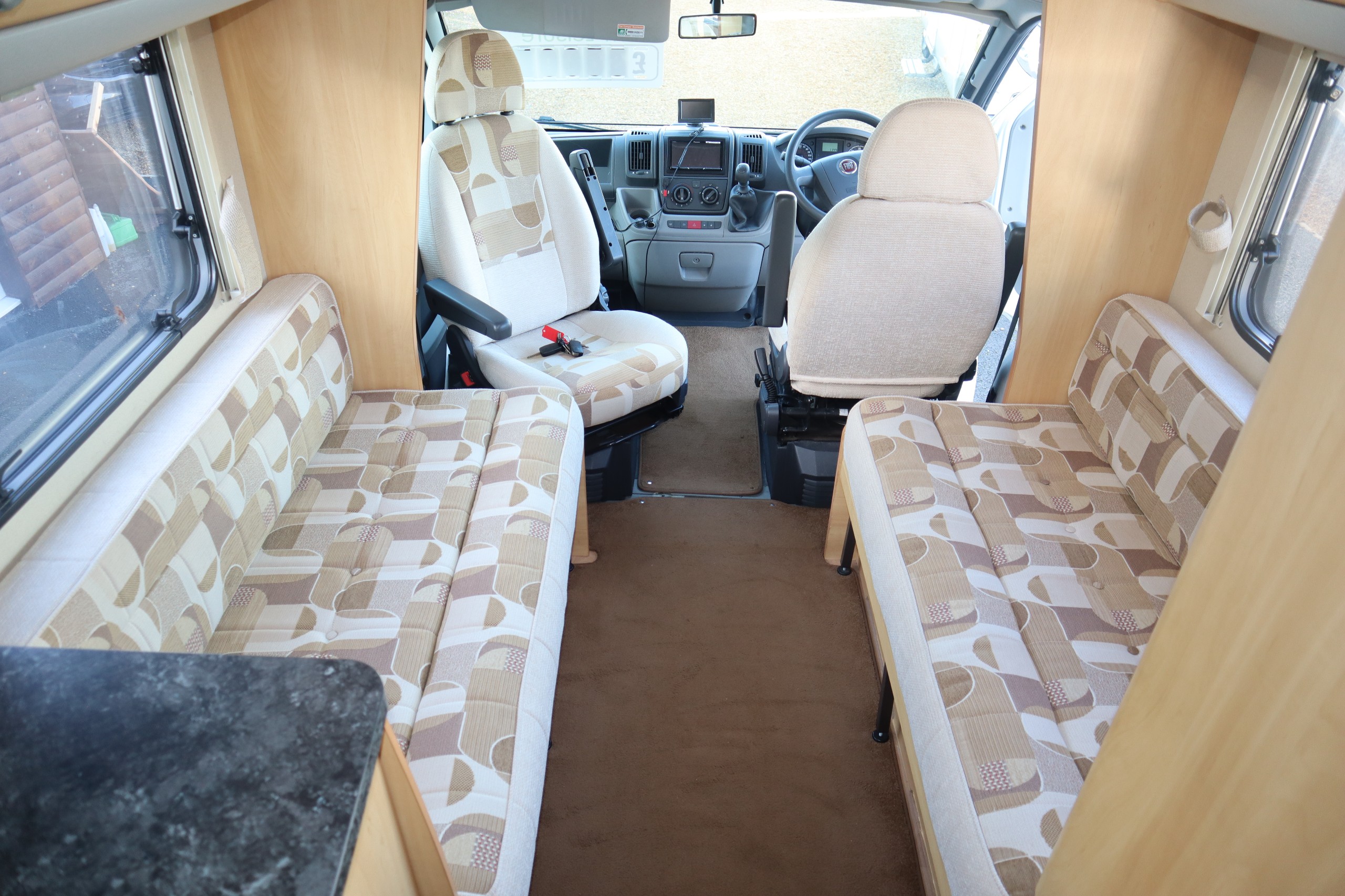 2008 Ace Capri Fiat Ducato , 2 belts, Compact Short Motorhome, 12 Months Warranty, MOT, Habitation Service 12