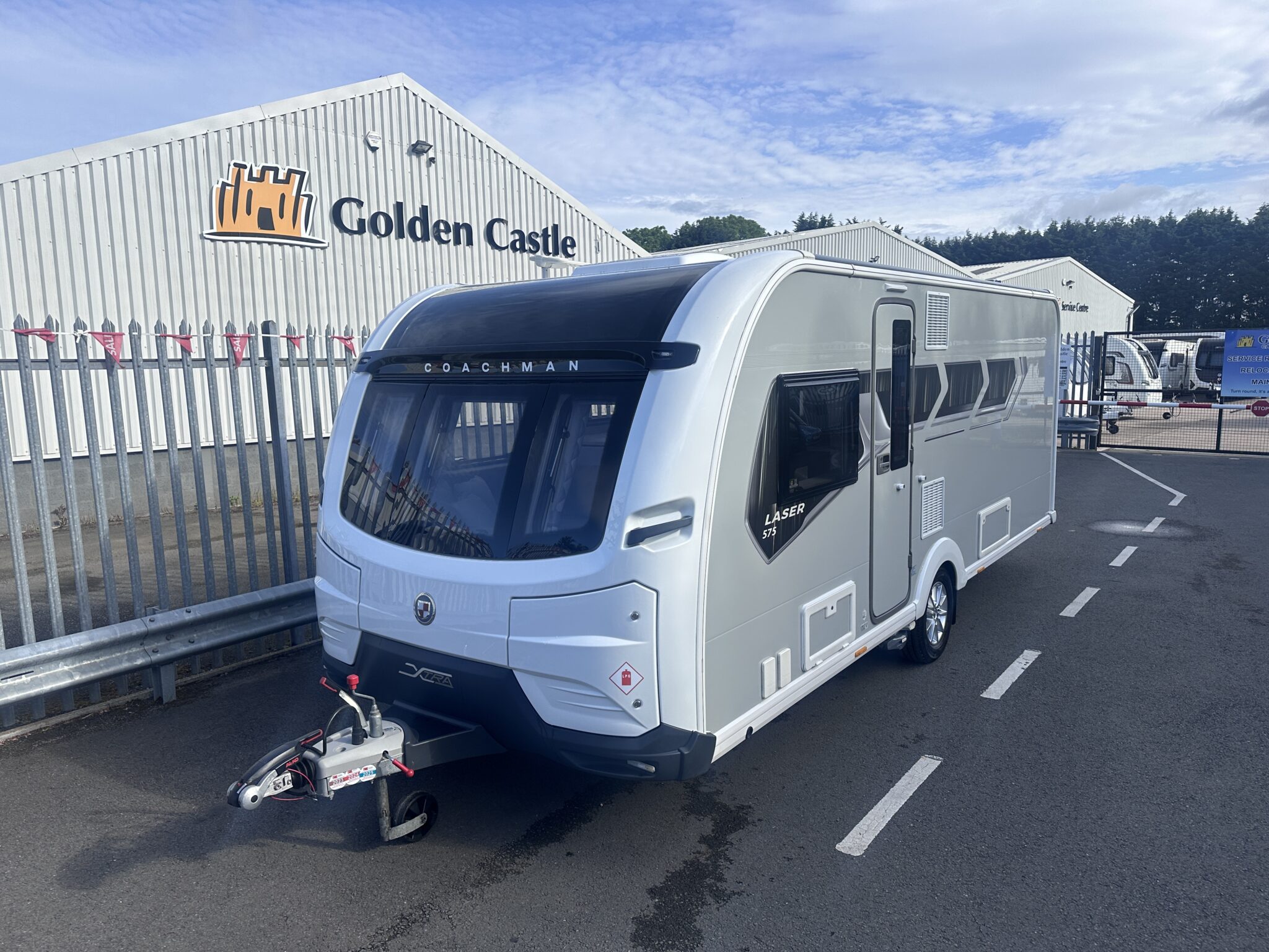 Coachman Laser Xtra 575 – 2022 Caravan - Exterior - Front