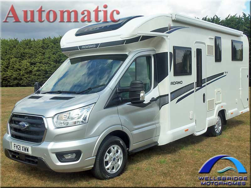 2021 Bailey Adamo 75-4I Ford Transit