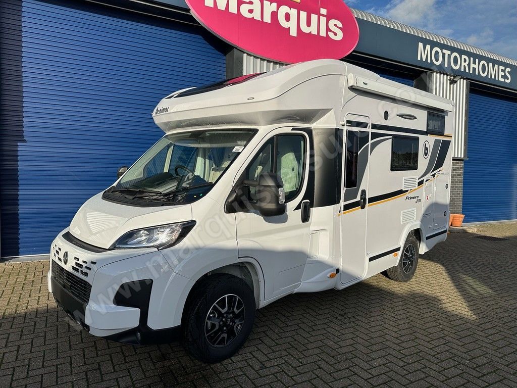 2026 Benimar Primero P201 2-Berth Motorhome with Rear Transverse Bed - Exterior - Front