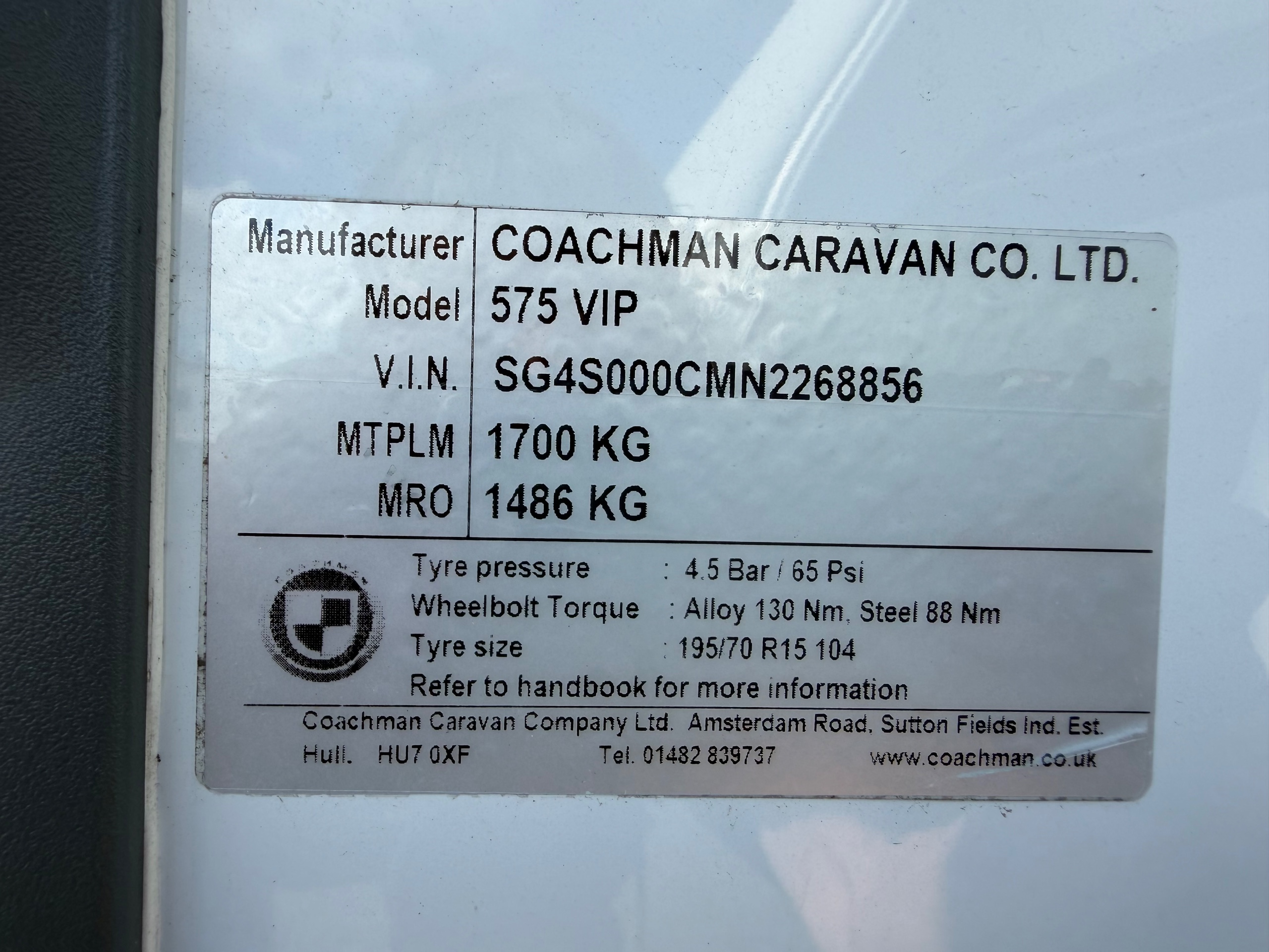 2022 Coachman VIP 575