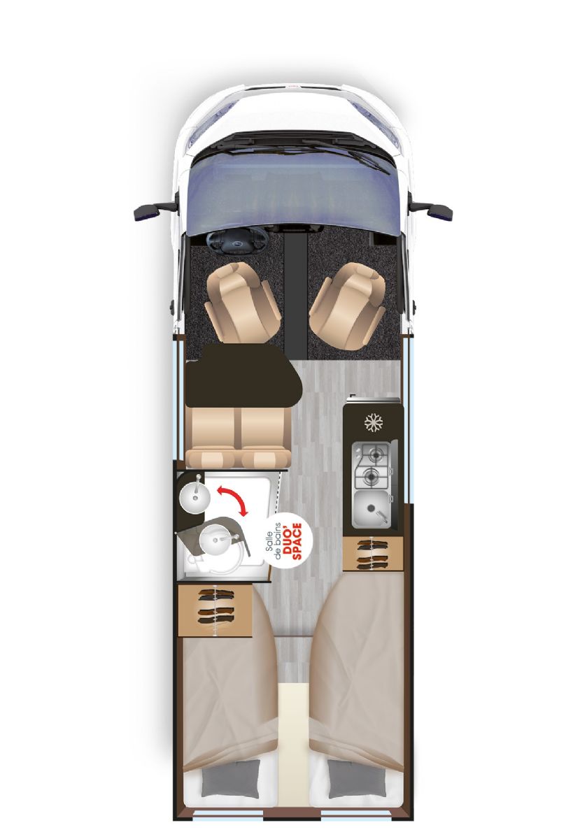 Twin Singles floorplan