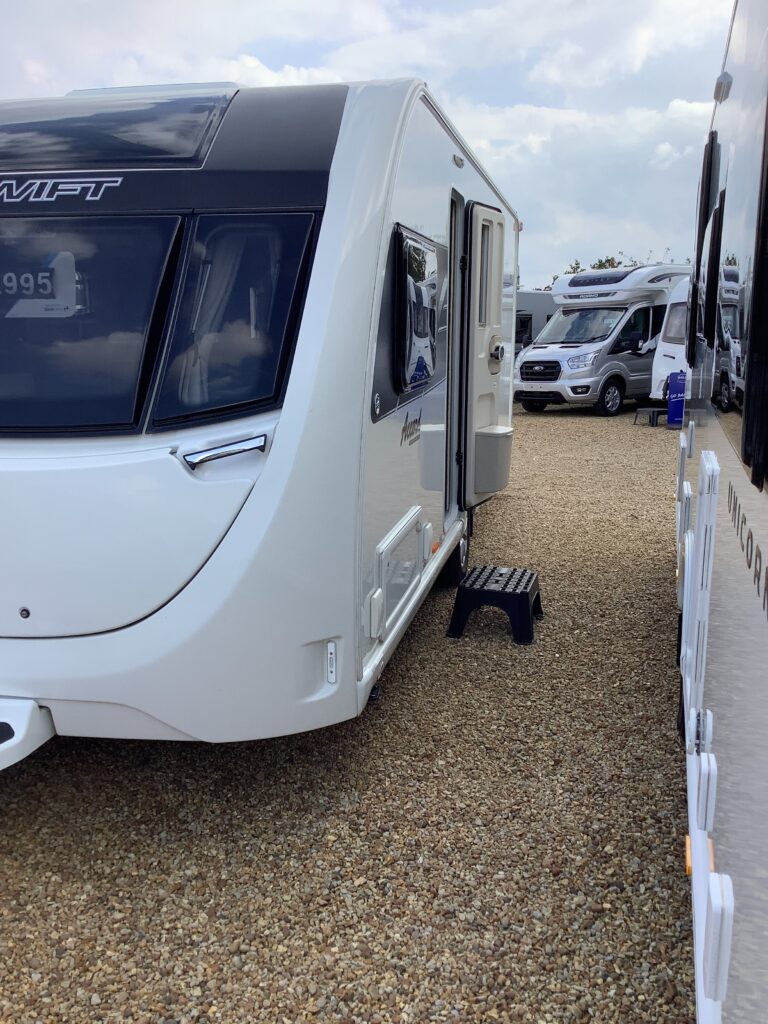 2021 Swift Accord 880 - 8ft Wide 4-Berth with Island Bed - Exterior - Front