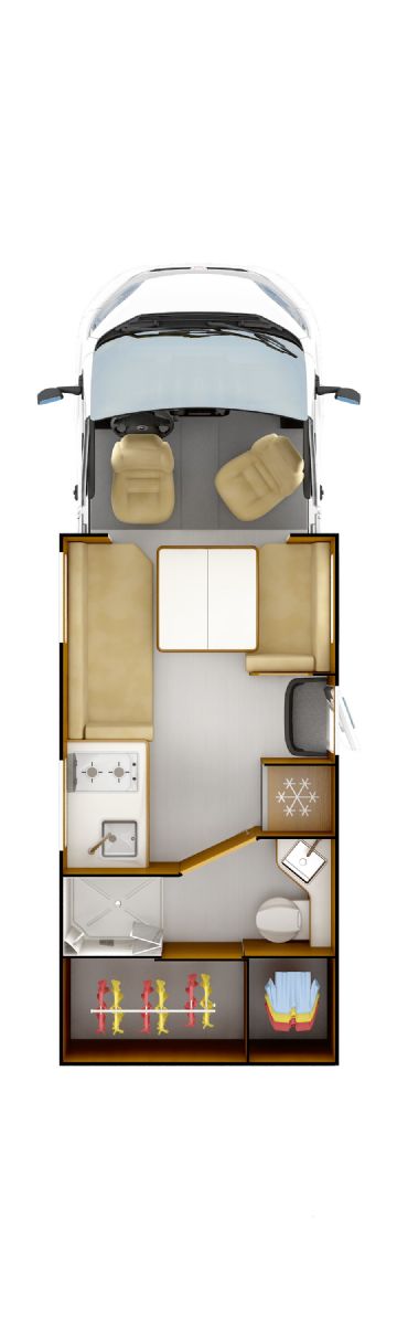 Rapido 606F floorplan