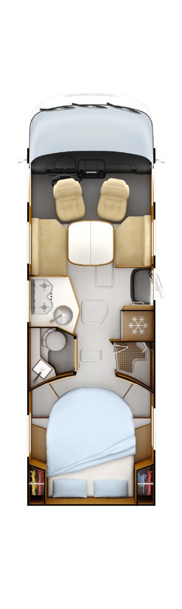 Rapido 8096DF floorplan