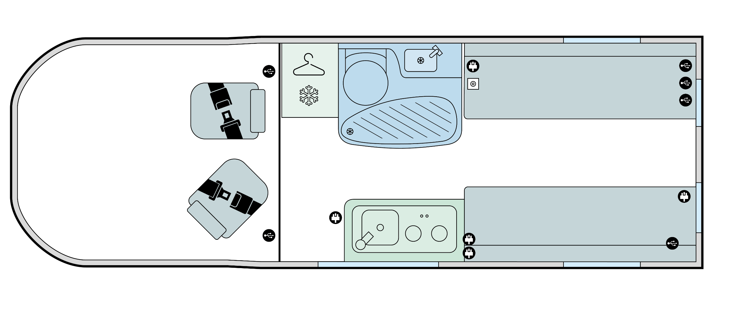 Explorer floorplan