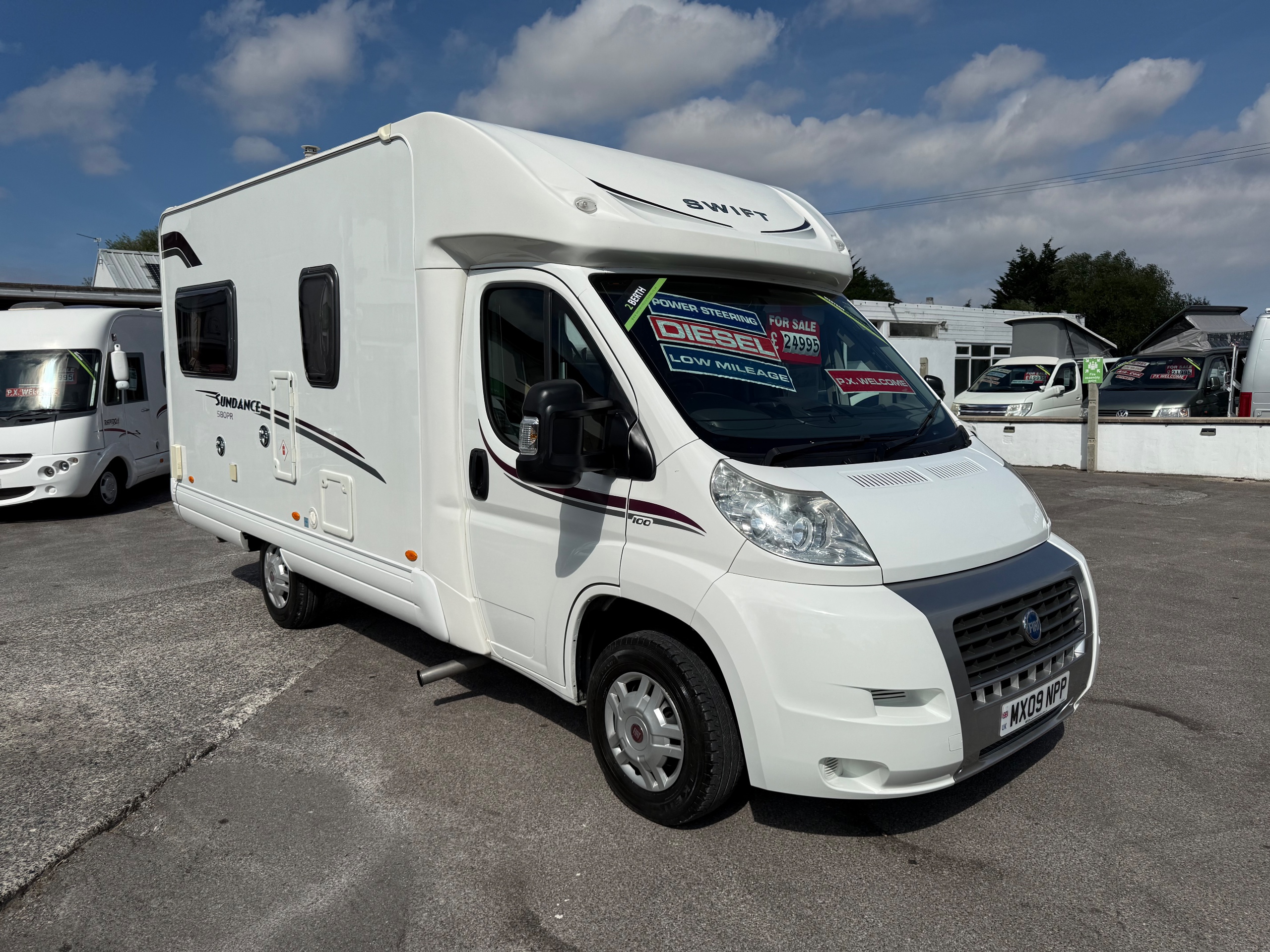 Swift Sundance 580PR 2 Berth Fiat Ducato - Exterior - Front