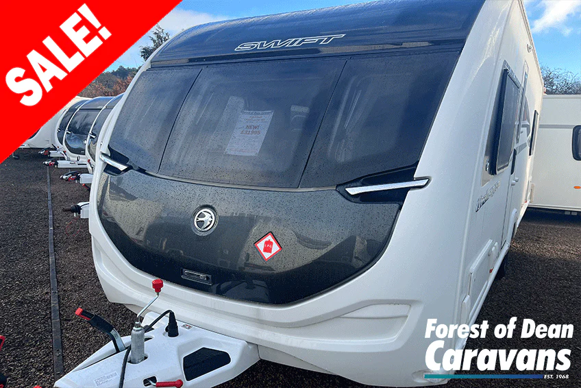 New 2024 Swift Challenger 560 4-Berth Caravan with Fixed Bed