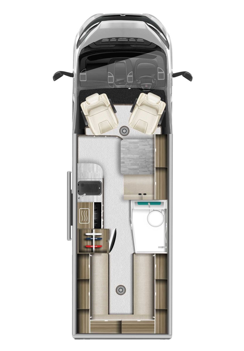 Rear Lounge floorplan
