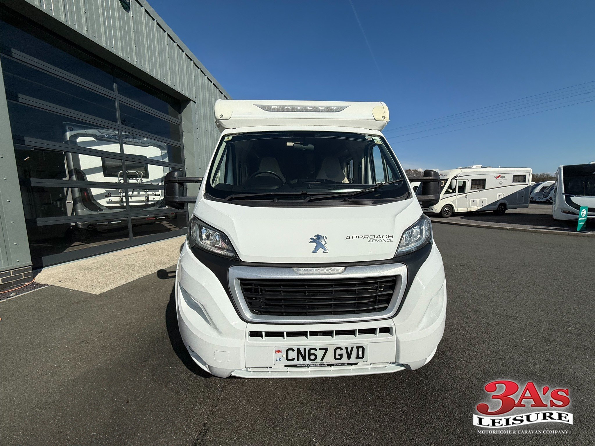 2017 Bailey Approach Advance 635 2-Berth Motorhome with Rear Lounge - Exterior - Front