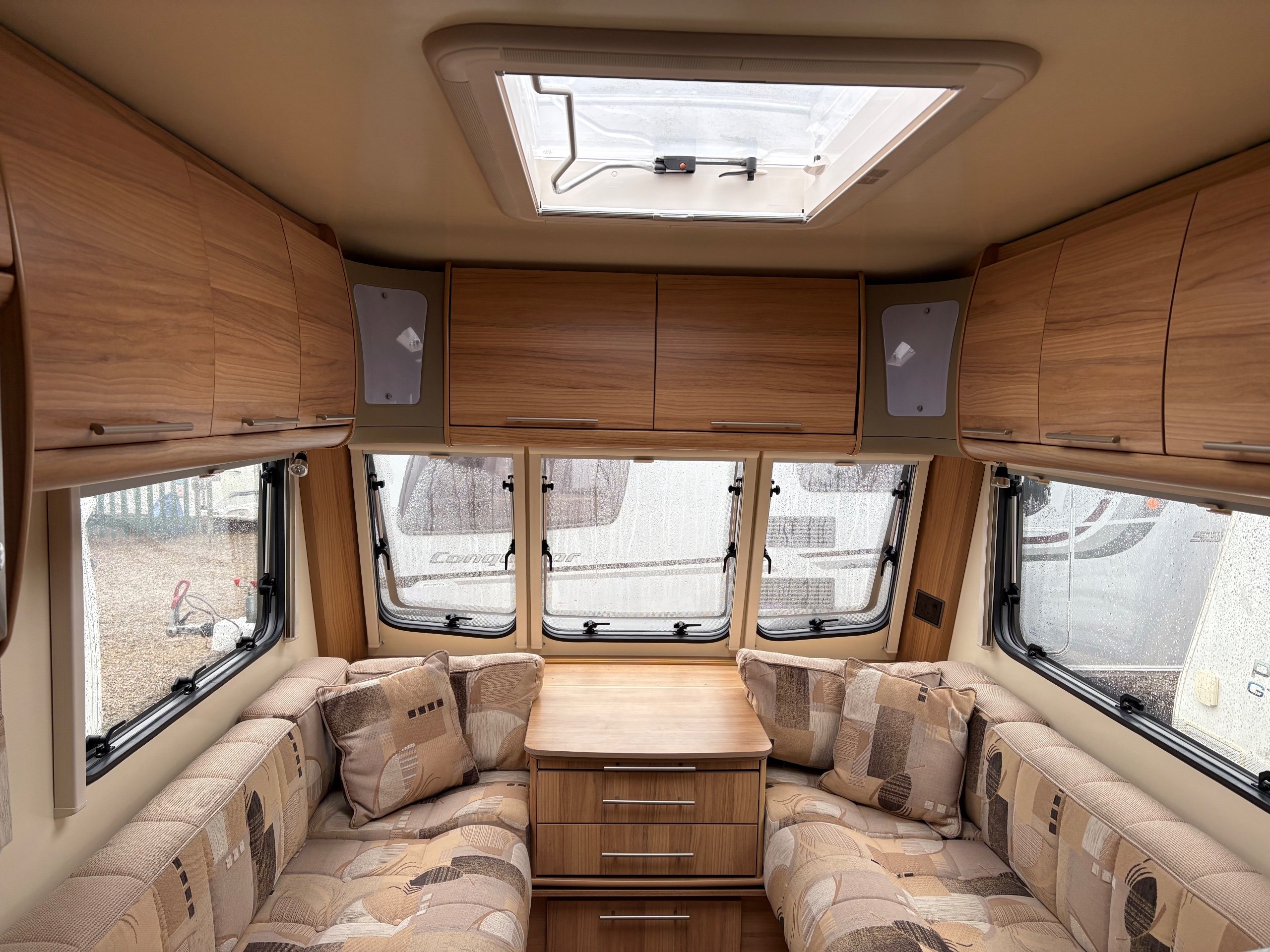 2012 Bailey Olympus 460/2 - 2-Berth Caravan with Spacious End Washroom - Exterior - Front
