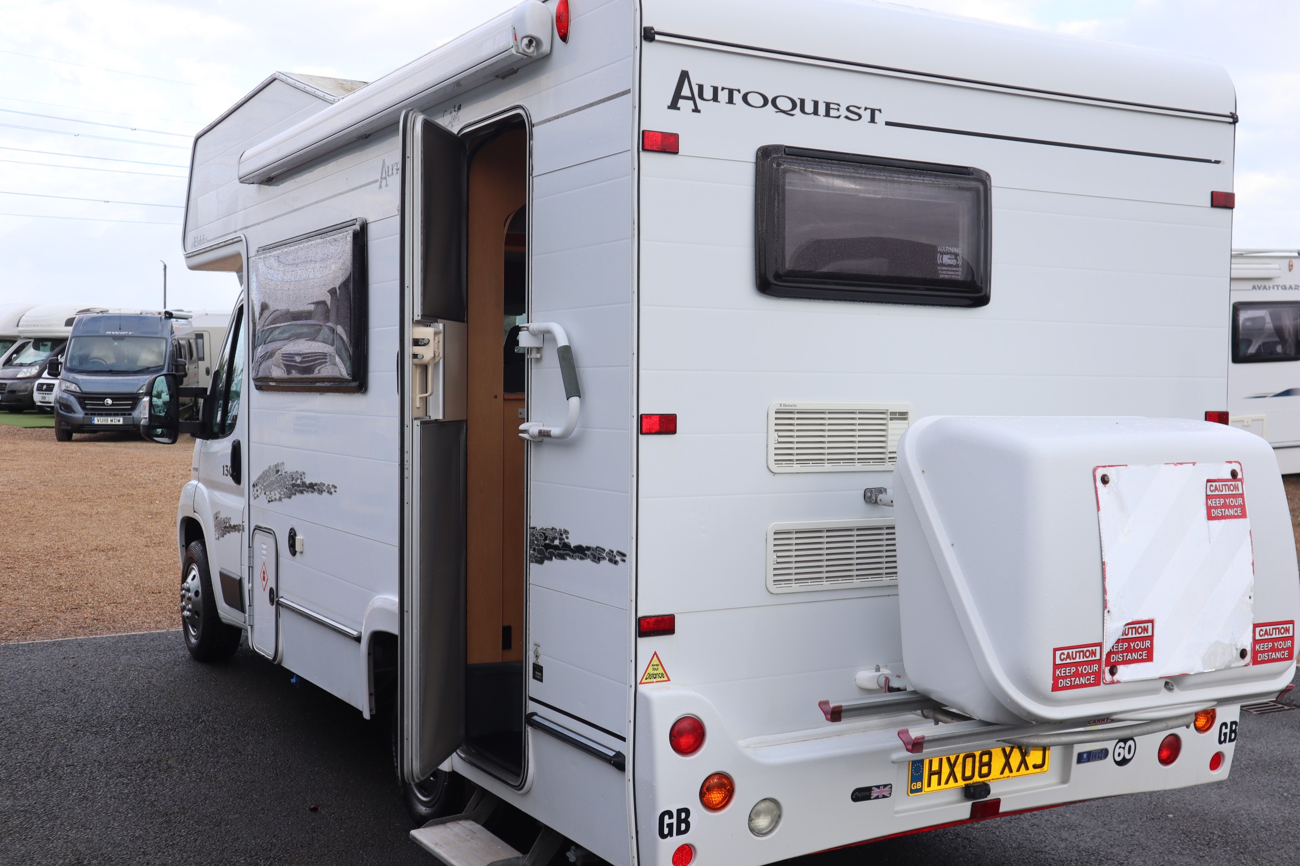 2008 Elddis Autoquest 130 ELDDIS Autoquest 130, , 4 seat belts, Awning, Bike rack, Oven/Hob/Grill, Hot water, Heating