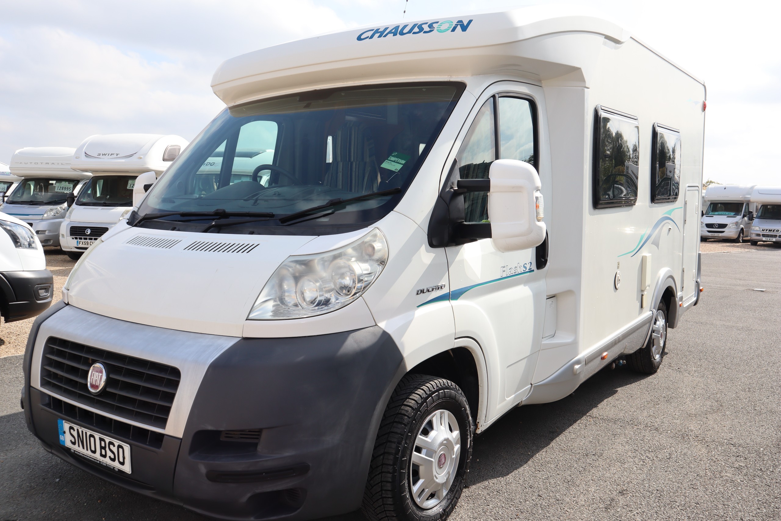 2010 Chausson Flash S2 Fiat Ducato, , 3 Belts, MOT, 12 Months Warranty, Habitation Service