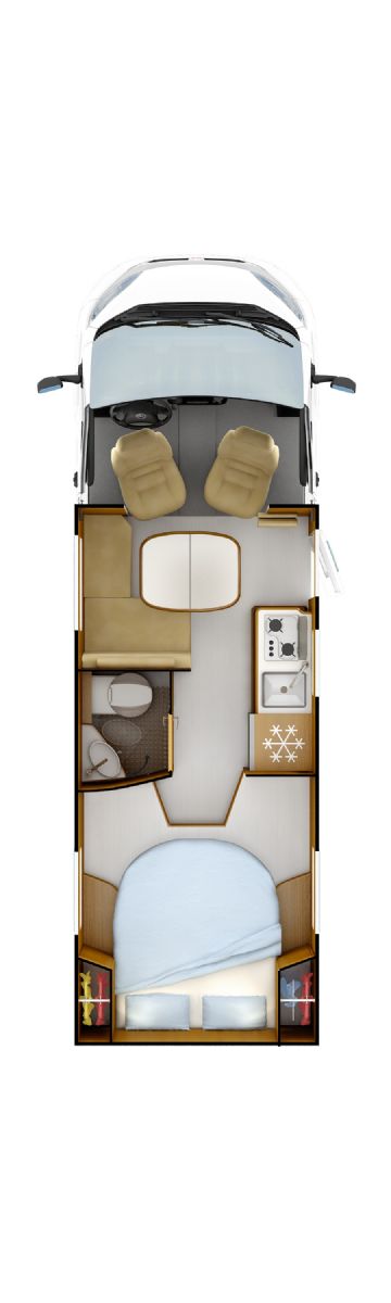 Rapido C50 floorplan