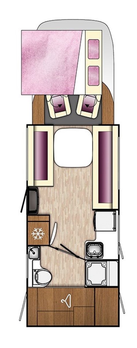 Drop-Down Bed floorplan