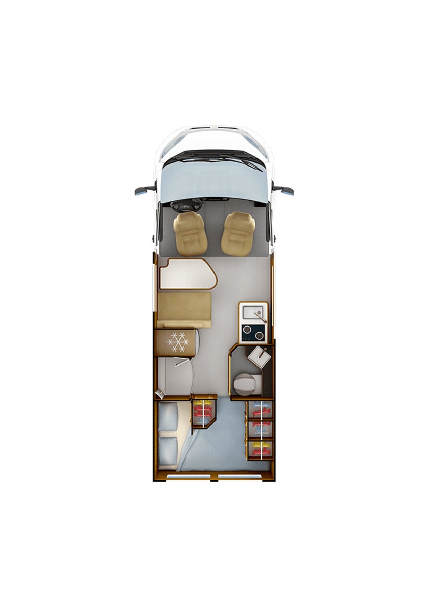 Rapido V55 140BHP Automatic 3-Berth Compact Motorhome - Exterior - Front