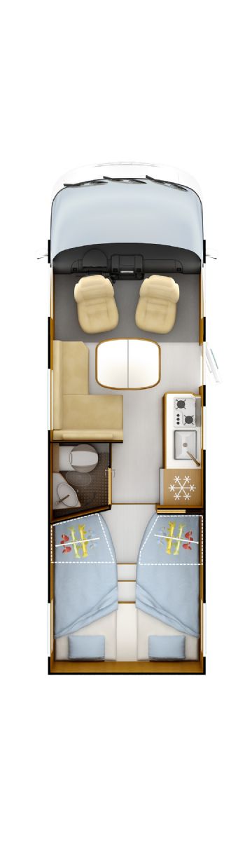 Rapido C55i floorplan