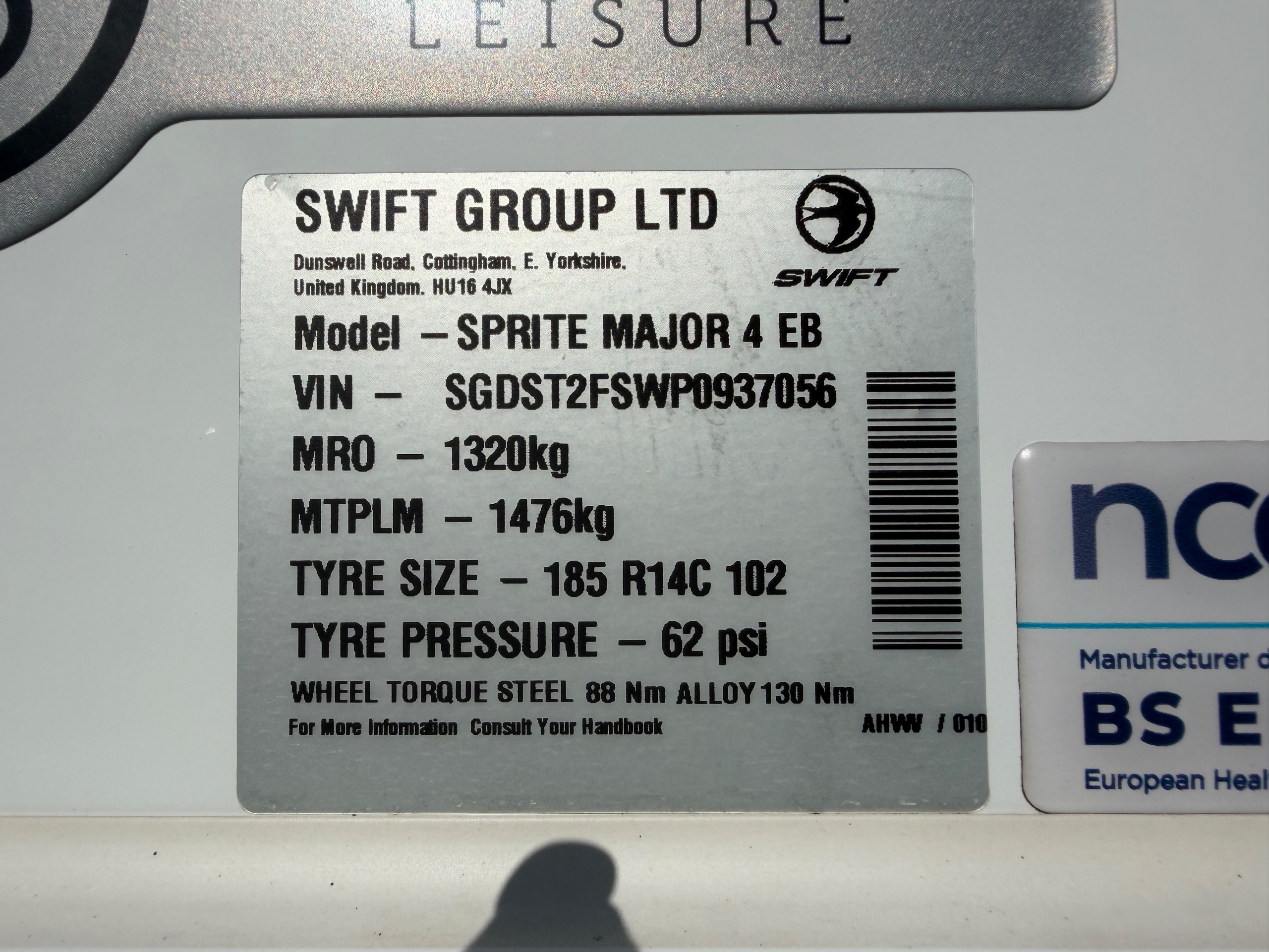 2025 Swift Sprite Major 4EB