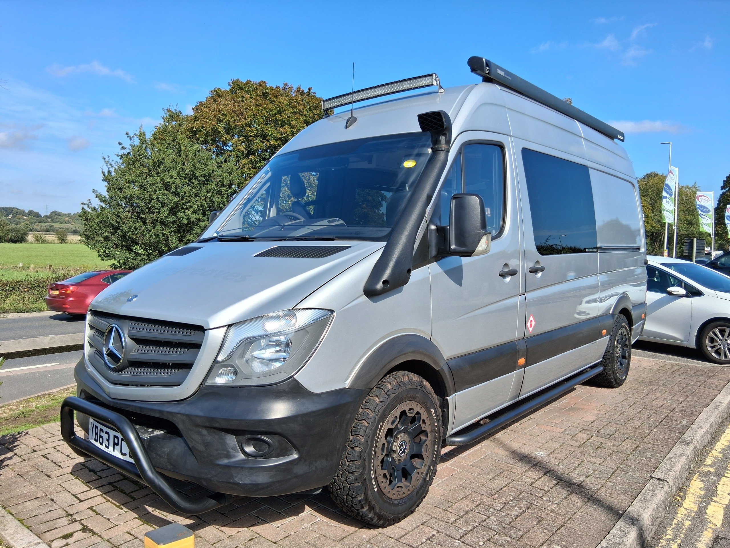 2014 Mercedes-Benz Sprinter Rear-Lounge Panel Van Conversion - Exterior - Front