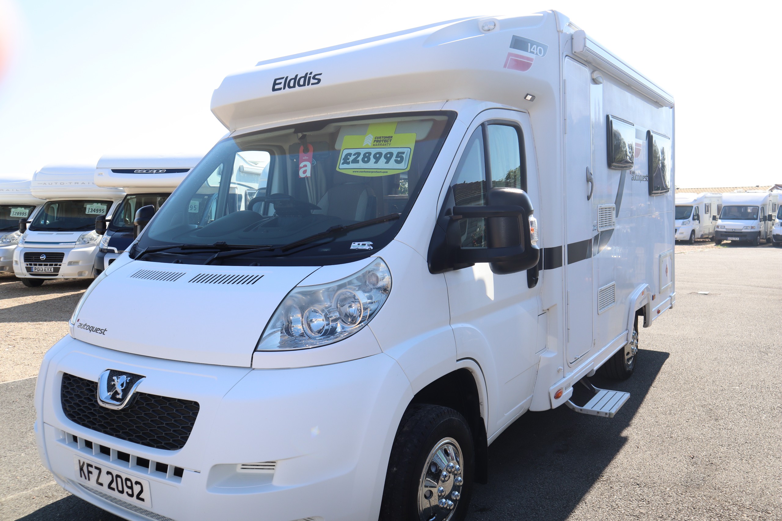 2012 Elddis Autoquest 140 2012 Peugeot Boxer, , , MOT, 12 Months Warranty, Habitation Service