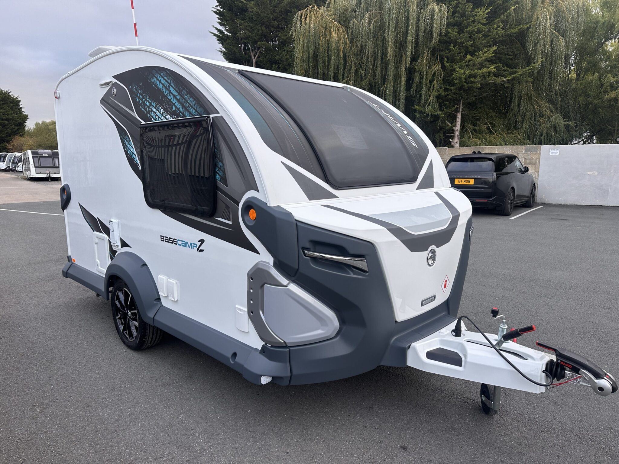 2026 Swift Basecamp 2 New Lightweight 2-Berth Crossover Caravan - Exterior - Front